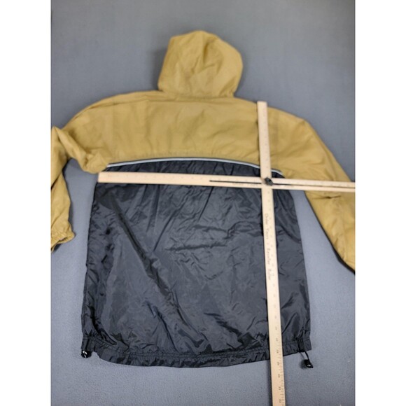 Purdue Boilermakers Jacket Mens Medium Gold Black NCAA Basketball Starter Hooded - Picture 12 of 16